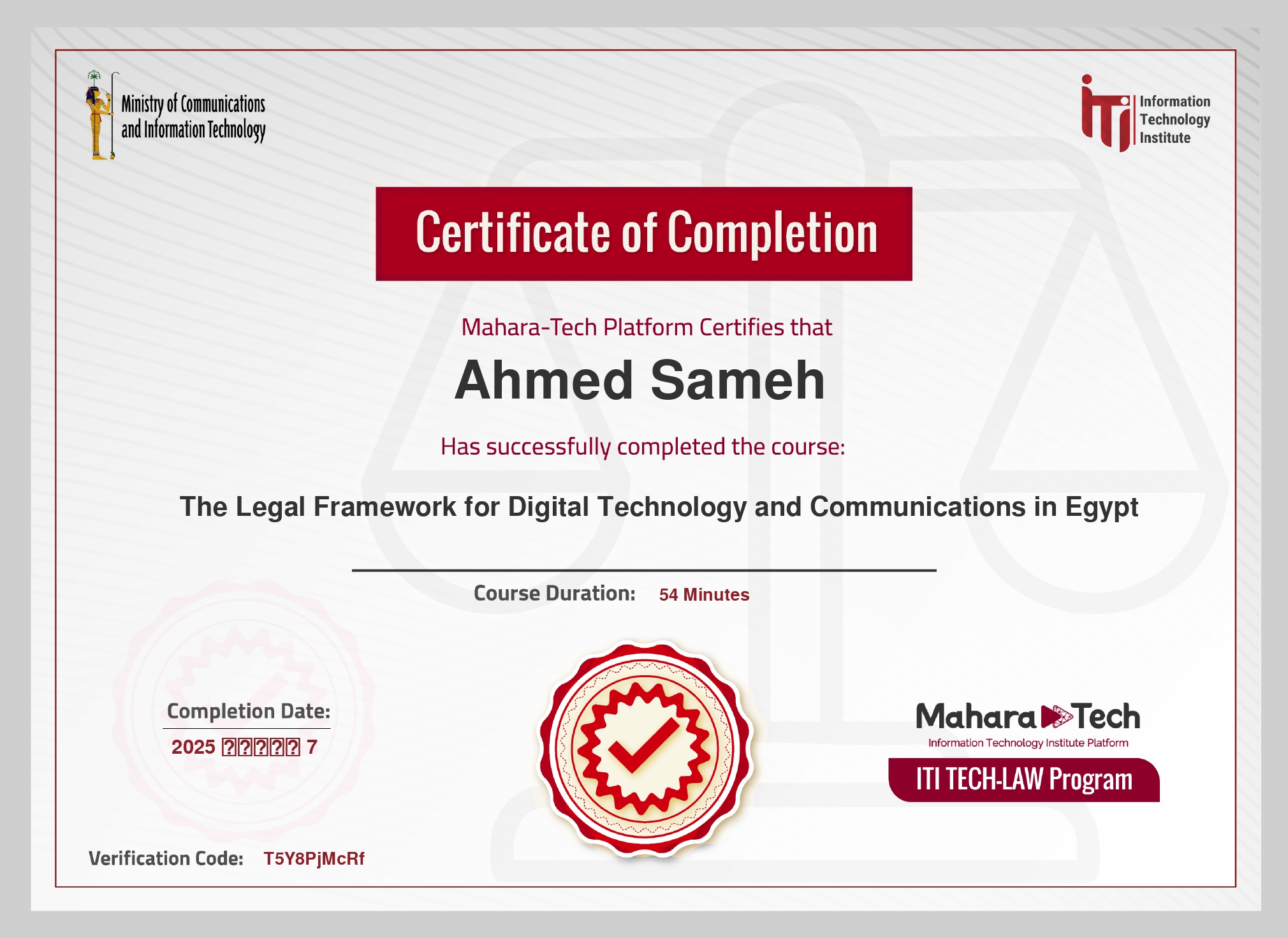 Certificate 11